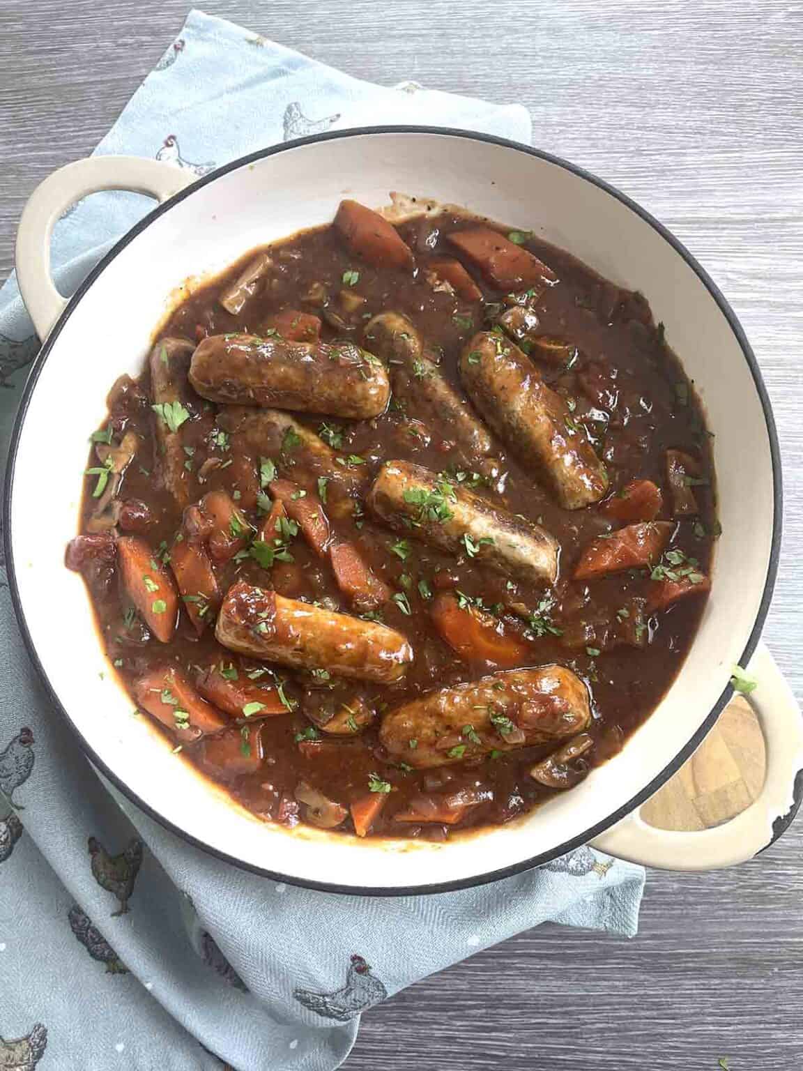 Slow Cooker Sausage Casserole Great British Recipes