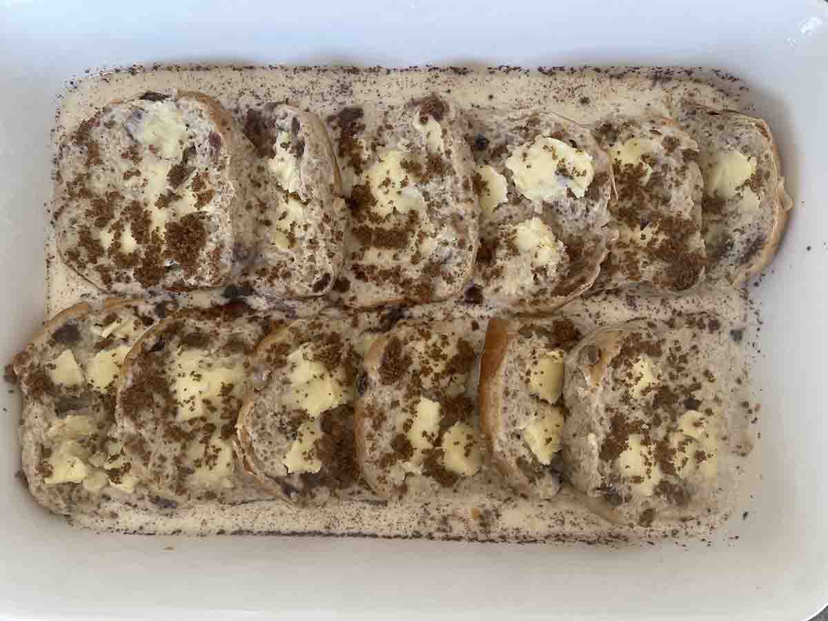 sugar added to hot cross buns.